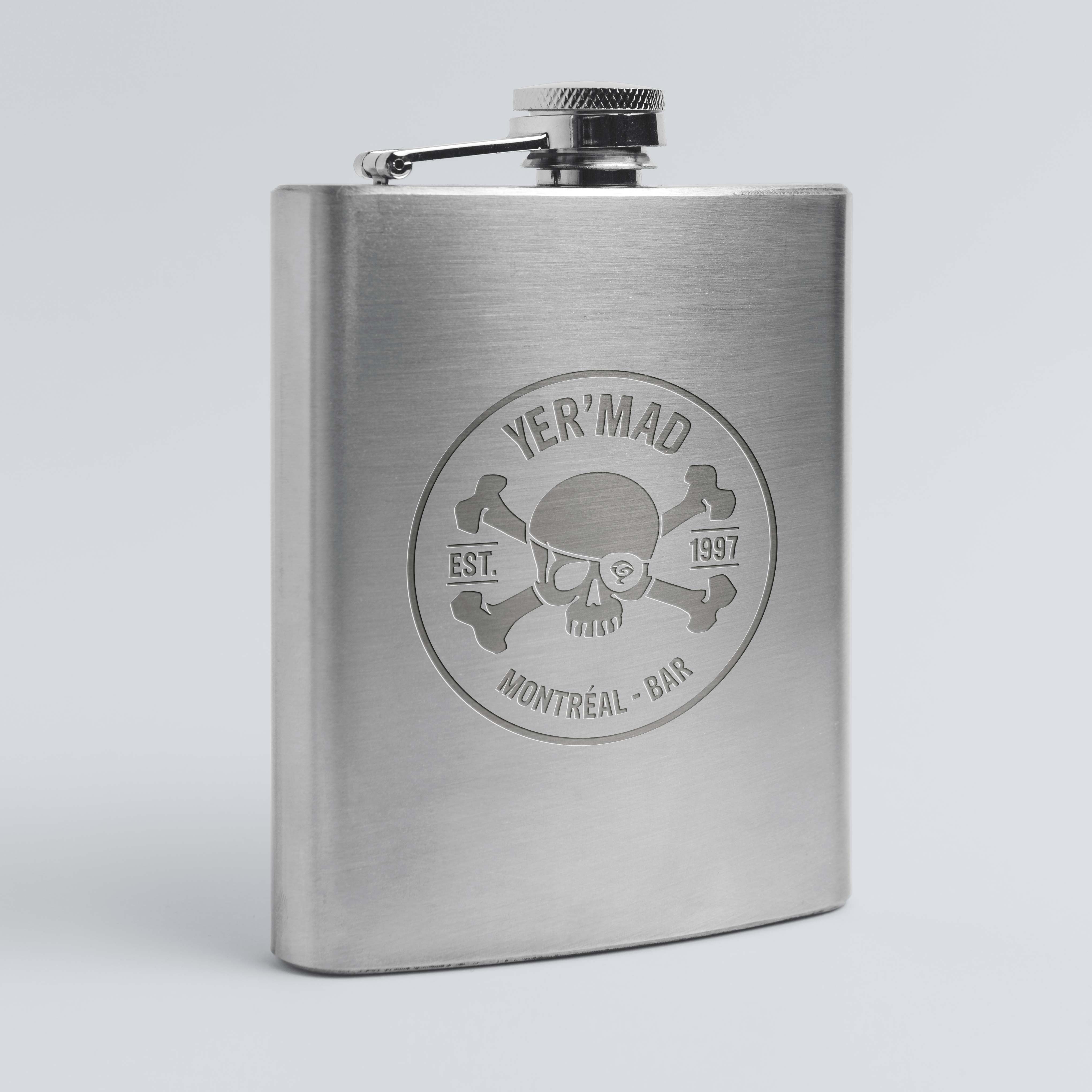 Flasque a Alcool Personnalisé, Flasque Whisky en Inox 304 8oz/227l Flasque a Alcool Personnalisé, Flasque Whisky en Inox 304 8oz/227l